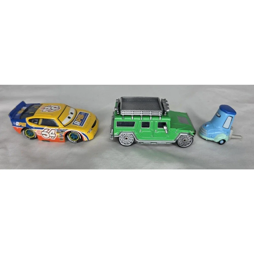 Disney Pixar Cars Diecast Lot of 12 Mattel Metal Vehicles McQueen Bruce Miller